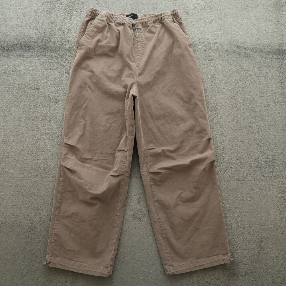Aeropostale Parachute Pants Womens Size L High-Rise Wide-Leg Corduroy 29" Inseam